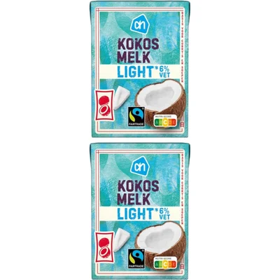 AH Kokosmelk light 2-pack
