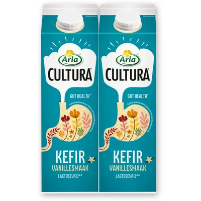 Arla Cultura kefir vanillesmaak 2-pack