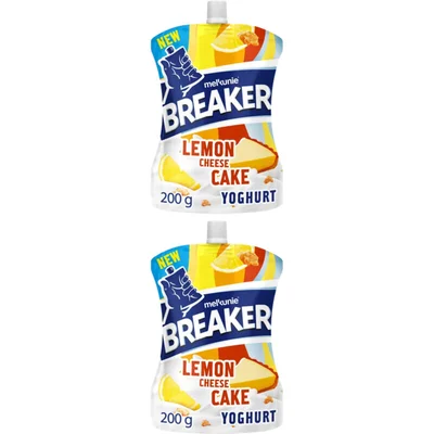 Melkunie Breaker lemon cheesecake yoghurt 2-pack
