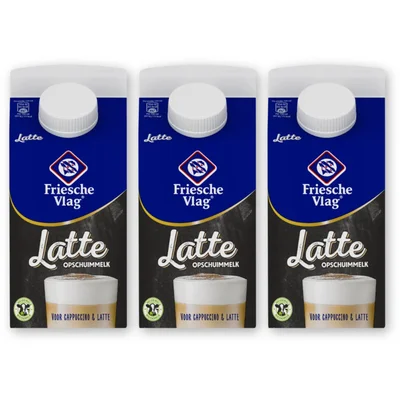 Friesche Vlag Latte opschuimmelk 3-pack