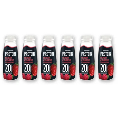 Melkunie Protein aardbei & framboos shake 6-pack