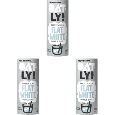 Oatly! Barista iced flat white double 3-pack