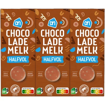 AH Chocolademelk halfvol 6-pack