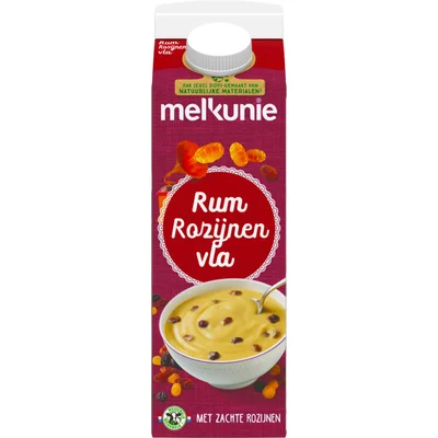 Melkunie Rum rozijnen vla