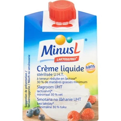 MinusL Slagroom lactosevrij