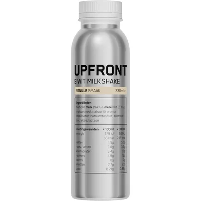 Upfront Eiwit milkshake vanille smaak