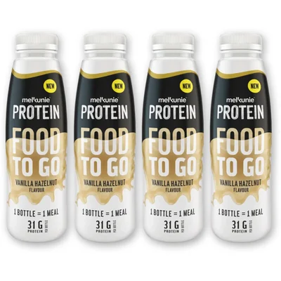 Melkunie Protein food to go vanil hazelnut 4-pack