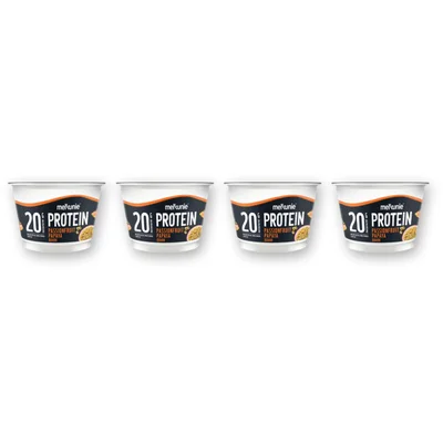 Melkunie Protein kwark passionfruit papaya 4-pack