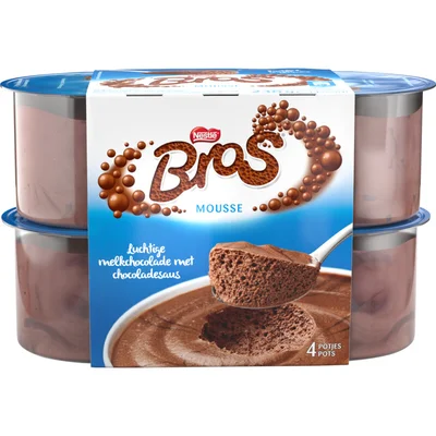 Nestlé Bros melkchocolade mousse