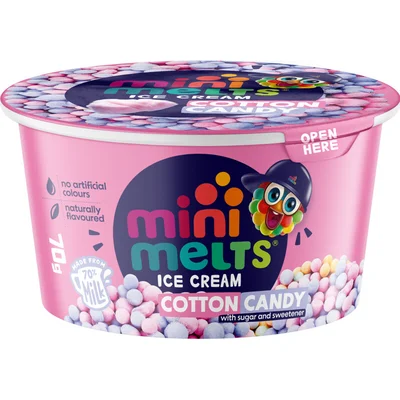 Mini Melts Ice cream balls cotton candy
