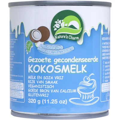 Nature's Charm Gezoete gecondenseerde kokosmelk