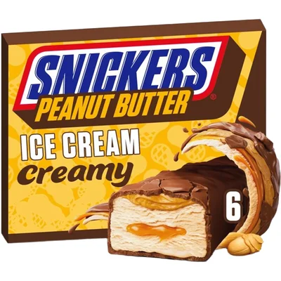 Snickers Peanut butter ice cream creamy