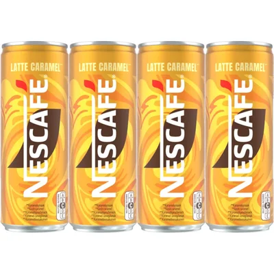 Nescafé Latte caramel 4-pack