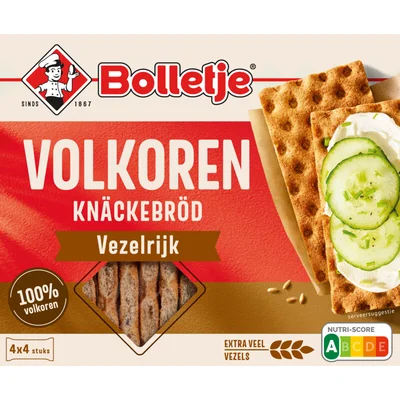 Bolletje Volkoren knäckebröd vezelrijk