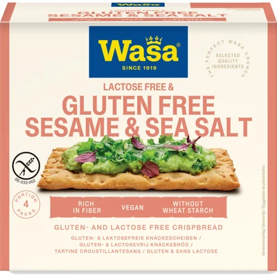 Wasa Sesame & sea salt glutenvrij