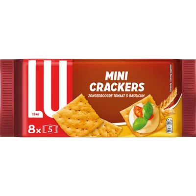LU Mini crackers tomaat & basilicum