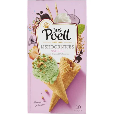 Jos Poell IJshoorntjes naturel