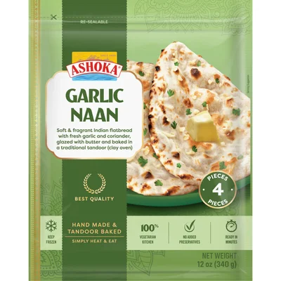 Ashoka Knoflook naan