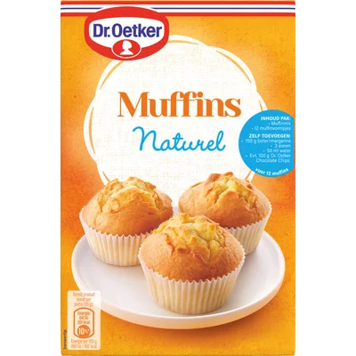 Dr. Oetker Mix voor muffins naturel