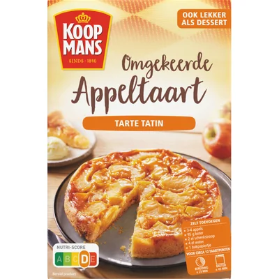 Koopmans Omgekeerde appeltaart mix