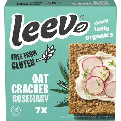 Leev Havercrackers rozemarijn glutenvrij