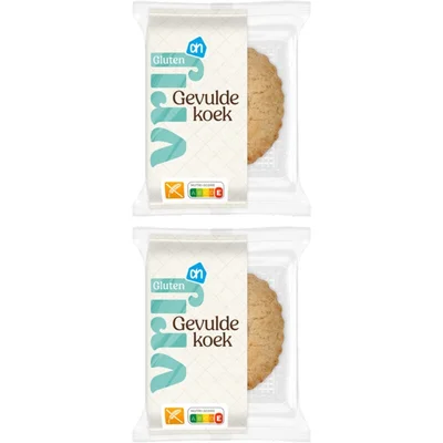 AH Glutenvrij Gevulde koek 2-pack