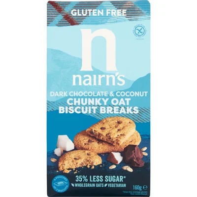 Nairn's Brosse biscuits met chocola & kokosnoot