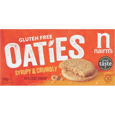 Nairn's Oaties syrupy & crumbly
