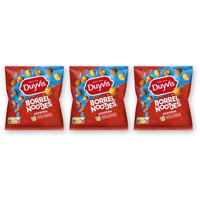 Duyvis Borrelnootjes cocktail 3-pack