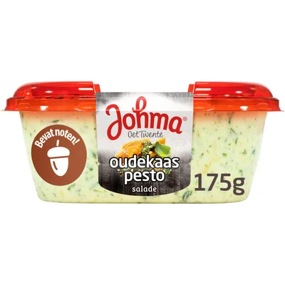Johma Oudekaas-pesto salade