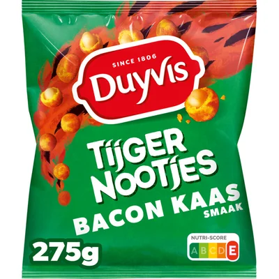 Duyvis Tijgernootjes bacon kaas