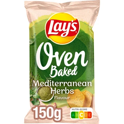 Lay's Oven baked mediterranean herbs