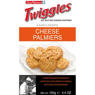 Euro Patisserie Twiggles kaasvlinders