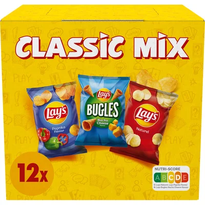 Lay's Classic mix 12-pack