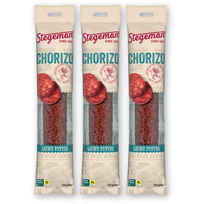 Stegeman Chorizo licht pittig 3-pack