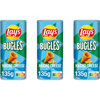 Lay's Bugles Nacho Cheese snackbox 3-pack