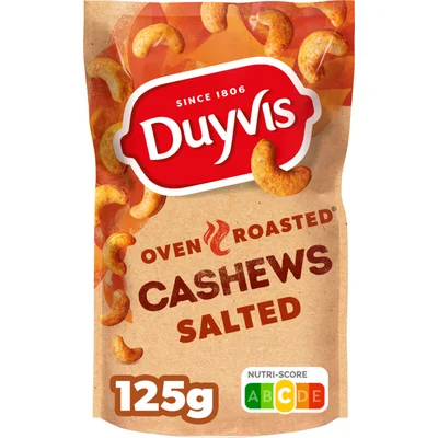 Duyvis Oven roasted cashews salted