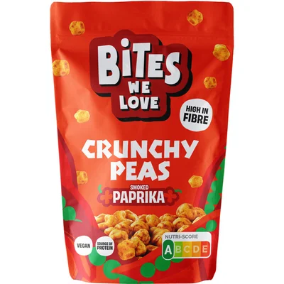 BitesWeLove Crunchy peas smoked paprika