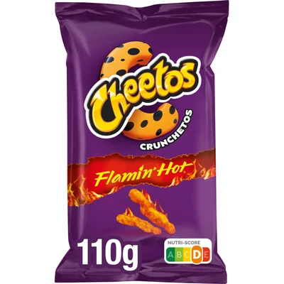 Cheetos Crunchetos flamin hot