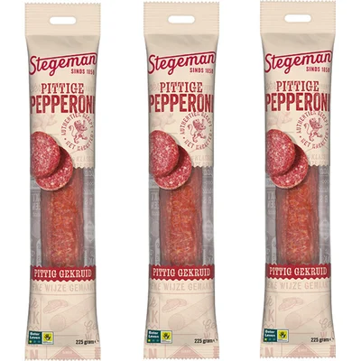 Stegeman Pittige pepperoni 3-pack
