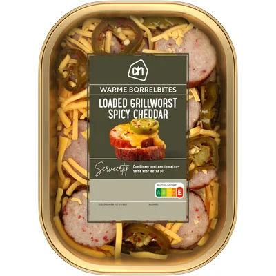 AH Loaded kipgrillworst spicy cheddar