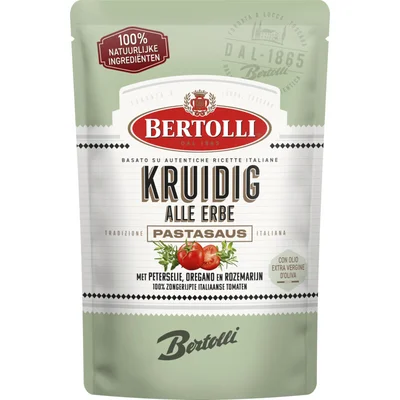 Bertolli Pastasaus in zak kruidig
