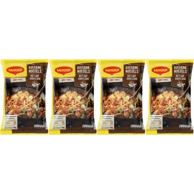 Maggi Stir-fry noodles soy garlic 4-pack