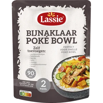 Lassie Voorgestoomde poké bowl rijst