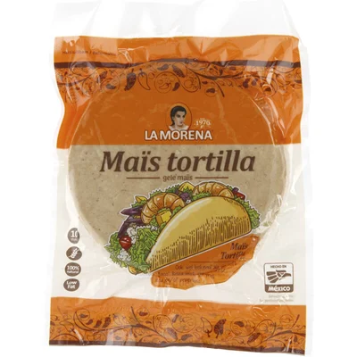 La Morena Gele maistortilla (10 stks)