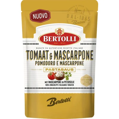 Bertolli Pastasaus tomaat & mascarpone