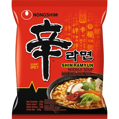 Nongshim Shin ramyun noodles