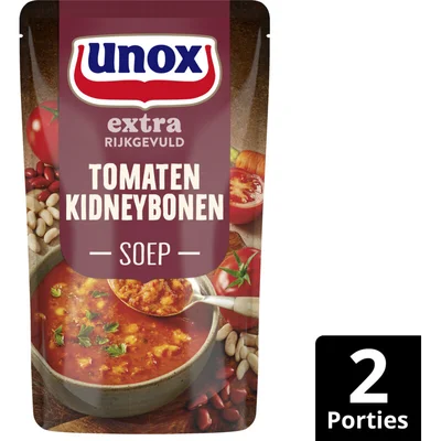 Unox Tomaat kidneybonensoep