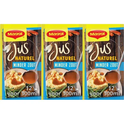 Maggi Jus naturel minder zout 3-pack