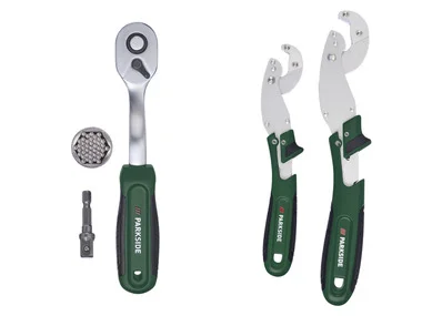 PARKSIDE® Ratelset met universele dopsleutel of universele spansleutelset